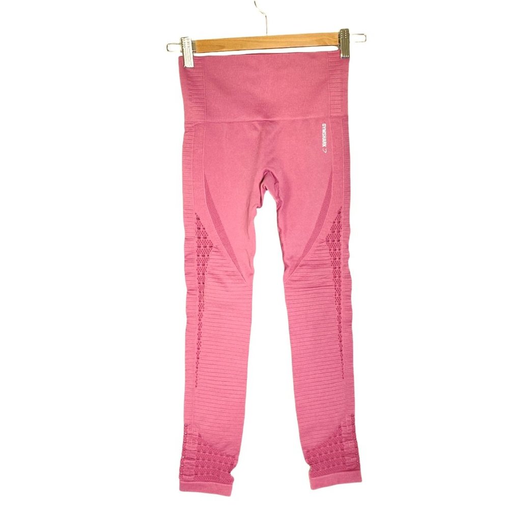 Gymshark Women's Energy+ Dusky Pink Seamless Leggings 7/8 Size XS